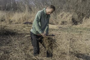Meneer van Beek jr. l Rietverbranding l Weerribben
